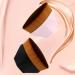 Flat Top Kabuki Foundation Makeup Brush 2 Pack - Multi-functional for Liquid, Cream, and Powder Cosmetics - with Portable Case - Black and Pink - Buy Online on GoSupps.com