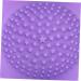 minkissy 1pc Makeup Brush Scrubber Makeup Brush Cleaning Pad Cleaner Brush Pad Cosmetic Brush Cleaner Silicone Brush Cleaner Makeup Cleaner for Makeup Brush Cup Tool Purple Make up medium Purple - Buy Online on GoSupps.com