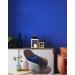 15.7x394 Blue Peel and Stick Wallpaper - Waterproof Self Adhesive Contact Paper for Wall, Furniture, Countertop - Dark Blue Vinyl Film - Buy Online on GoSupps.com