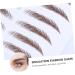 Beatifufu Hair-like Eyebrows 4pcs Eyebrow Stickers Waterproof Eyebrows Water Transfer Eyebrow Sticker Shaper 3d - Buy Online on GoSupps.com