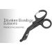 Titanium EMT and Trauma Shears - Bent Stealth Black Coated - 15cm for Nurses and Students - Buy Online on GoSupps.com