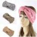 1 Pieces Winter Knit Headbands Chunky Knit Headbands Ear Warmer Crochet Head Wraps for Women Girls Camel - Buy Online on GoSupps.com