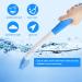 Jhua Foldable Toilet Aid for Wiping - Long Reach Comfort Wipe with Bottom Grips and Hook - Self Wipe Assist Tool in Blue - Buy Online on GoSupps.com