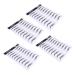 Healeved 4pcs Eyebrow Stickers Brown Eyebrow Sticker Eyebrow Trimming Water Transfer Paper with Ink 6d
