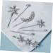 DOITOOL 5 Sets Fringe Bobby Pin Hair Jewels for Women Star Hair Clips Womens Barrettes for Hair Girls Hair Accessories Girls Hair Clips Hair Accessory for Women Alloy Issue Card Wild - Buy Online on GoSupps.com