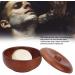 YFFTTKD Wooden Shaving Brush Bowl Set - Eco-Friendly Rubber Wood 9.6 x 4.5cm | Perfect Grooming Accessory - Buy Online on GoSupps.com