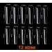 JZK 240x XXL Clear Half Cover Extra Long Coffin Nail Tips For Acrylic Extensions C Curve False Nail Tips Long For Gel And Acrylic Nails Finger Nail Extension Tips - Buy Online on GoSupps.com