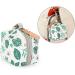 Harilla Portable Pacifier Storage Pocket | Eco-Friendly Snap Grip Bag for Toddlers | Dust-Proof Baby Pacifier Holder - Green Leaf Design - Buy Online on GoSupps.com