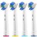 12 Replacement Brush Heads Compatible with Oral b Braun - Fits Kids Pro 1000, Sonic Floss, Dual Clean, Cross Action & More - Double Clean, Floss & 3D Pro White Brushes - Buy Online on GoSupps.com