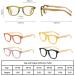 Buy Fashion Reading Glasses for Women & Men | Lightweight Wooden Temples | Anti Eyestrain Eyeglasses | Yellow Color Size 1.0x - Buy Online on GoSupps.com