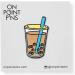 On Point Pins Boba Bubble Tapioca Pearl Milk Tea Brooch Badge Enamel Lapel Pin - Buy Online on GoSupps.com