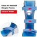 Adjustable Ankle Foot Orthosis for Drop Foot - X-Large Right Support Stabilizer | Flaccid Foot Drop & Dorsiflexion Movement - Buy Online on GoSupps.com
