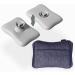 BPA Free PVC Hot Water Bottle with Cover for Pain Relief and Menstrual Cramps - Navy Blue - Buy Online on GoSupps.com