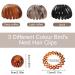 Buy Androxeda 3-Piece Hair Clip Set | Biking Bird Nest Design | Big Hair Gripper Accessories for Women & Girls - International Shipping Available - Buy Online on GoSupps.com
