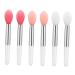 Veemoon Makeup : Single Head Silicone Lip Silicone Lip Applicator for Makeup Commetics Lipstick Eyeshadow Cream Lip Mask