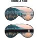 Premium Hong Kong Double-Sided Sleep Eye Mask - Comfortable Adjustable Blindfold to Block Out Light (Black - Buy Online on GoSupps.com