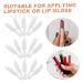 FOMIYES 300Pcs Disposable Lip Brush Replacement Heads - Eyeliner Eyeshadow and Lipstick Applicators - Travel-Friendly Flocking Lip Gloss Accessories - Buy Online on GoSupps.com
