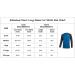 Men's Long Sleeve Rashguard UPF 50+ Swim Shirt in Peacock Blue + Charcoal Grey - Size Large - Buy Online on GoSupps.com
