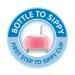 Dr. Brown's Wide-Neck Sippy Bottle 6M+ Pink 9 oz (270 ml) - Buy Online on GoSupps.com