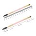 Set of 3 Eyebrow Brushes for Brow Powders, Waxes, Gels - Spoolie and Angled Eye Brow Brush Set (Multi-colored) - Buy Online on GoSupps.com