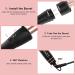 8-in-1 Beach Wave Curling Iron Wand Set for Long and Short Hair - 30s Heat-up, 5 Ceramic Barrels, 2 Heat Settings - Rosa Gold - Buy Online on GoSupps.com