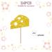 Set of 24 Cheese Cupcake Toppers for First Birthday Gold Glitter Cheese Sign Cupcake Toppers Cake Decorations for Baby Shower/Sweet Cheese Theme Birthday Supplies - Buy Online on GoSupps.com