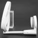 Ycagrain Modern Drill-Free Bathroom Mirror 2 Side Makeup Vanity Shave Mirrors Wall Suction Folding Arm Extend Round Bath Accessories - Buy Online on GoSupps.com