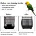 SYOOY Birdcage Cover Seed Catcher | Universal Nylon Mesh Parrot Cage Net Skirt Guard | Extra Large for Round & Square Cages | Black - Buy Online on GoSupps.com