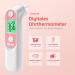 Easter Ear Fever Thermometer for Babies & Adults - Accurate Digital Infrared Thermometer with Color-Coded Display & 21 Disposable Covers (Pink) - Buy Online on GoSupps.com