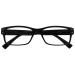 The Reading Glasses Company Men Black Large Designer Style Readers Spring Hinges R11-1 +2.00