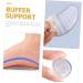 NOLITOY 20 Pairs Striped Arch Support Insoles - Comfortable Gel Foot Cushions for Men | Non-Slip Forefoot Pads - Buy Online on GoSupps.com