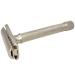 Parker Variant Adjustable Double Edge Safety Razor with 5 Premium Blades - Customize Your Shave with Dial Adjustment (Satin Chrome) - Buy Online on GoSupps.com