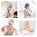 3 Pcs Waterproof Shower Caps - Reusable Plastic Bath Caps for Women | Elastic Band Hair Protection - Buy Online on GoSupps.com