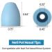 Calvana (4-Pack) Neti Pot Nasal Tips, Compatible with SinuCleanse Soft Tip Neti-Pot Nasal Rinse System, Food-Grade Silicone, BPA-Free & Latex-Free - Buy Online on GoSupps.com