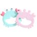 PREMYO Cooling Teething Ring for Babies - BPA-Free Silicone Teething Aid - Soft Relief for Teething Pain - Crab Mint Flavor - Buy Online on GoSupps.com