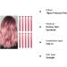 Colored Hair Extensions Clip In for Girls 22 Inch Colorful Straight Hair Extensions for Party Highlights Hair Accessories Hair Pieces for Women(10 PCS Princess Pink) 10pcs-Princess Pink - Buy Online on GoSupps.com