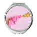 Mirror makeup mirror gunbroker Round Mirror abstract arms art pocket mirror portable mirror