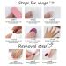 Foccna Coconut White Press on Nails - 24pcs Acrylic Glossy Short False Nail Tips for Women and Girls - Buy Online on GoSupps.com