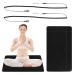Zynery ground matt set universal earth mats ground pad with 2 pieces 4.8 m of grounding cables computer mat earth and moon ground mat for bed sleep energy stress relief (80 x 40 cm)