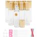Rowiz 10PCS 10ml Essential Oils Roller Bottle Pearly Clear Glass Bottle Leakproof Glass Bottle With Stainless Steel Balls And Screwcap For Perfume & Aromatherapy Oils - Buy Online on GoSupps.com