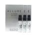 Set 3 Cologne Luxury Travel Size for Men Sample Spray Vial 0.05oz/ 1.5ml each. Allure Homme Sport EDT Set of 3
