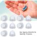 Buy 10-Piece Washable Silicone Ear Plugs | 8mm Open Design Replacement Tips for Hearing Aids - Buy Online on GoSupps.com