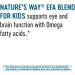 Nature's Way EFA Blend for Children - 120 Softgels - Essential Fatty Acids for Kids - Buy Online on GoSupps.com