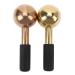 Hushui 2 pieces of unbreakable stainless steel ice balls cooling facial rollers cryo-sticks for skin care swelling wrinkles dark circles