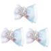 FRCOLOR Colored Hair Bow Clip bow hairpin color alligator clips princess clip s bows princess hair bows clips crown tiny hair hairclips wedding rhinestones crown hair