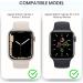  2 in 1 Goton for Waterproof Apple Watch Screen Protector 44mm Case SE Series 6 5 4 360 Protective PC Face Cover Built-in Tempered Glass Front & Back Bumper for iWatch 6 5 4 SE 2022 Accessories Black 44mm - Buy Online on GoSupps.com