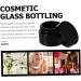 Beaupretty Travel Storage Bottle cream bottle container lotion bottle refillable cosmetic jar Cosmetic Bottle empty containers Cream Container with Glass Travel Lotion 5x5x4cm Black - Buy Online on GoSupps.com