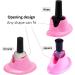 2pcs Soft Rubber Nail Polish Bottle Holder - Anti Spill Nail Polish Stand for Salon & Home Use - Perfect for Nail Art - Buy Online on GoSupps.com