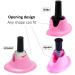 2pcs Soft Rubber Anti-Spill Nail Polish Bottle Holder Stand - Perfect for Salons | International Shipping Available - Buy Online on GoSupps.com