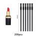 200Pcs Disposable Lip Gloss Brushes | Makeup Applicator Wands for Women | Cosmetic Flat Brush Tools - Buy Online on GoSupps.com
